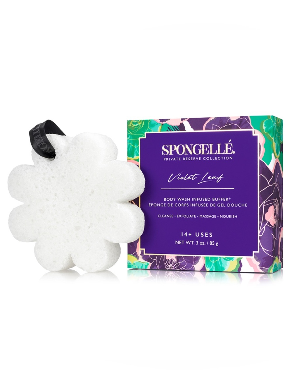 🪷 Spongellé Violet Leaf Body Wash Infused Buffer Private Reserve